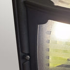 Parish Classic Outdoor Flush Ceiling Lantern In Black Finish IP44 PR12 BLACK