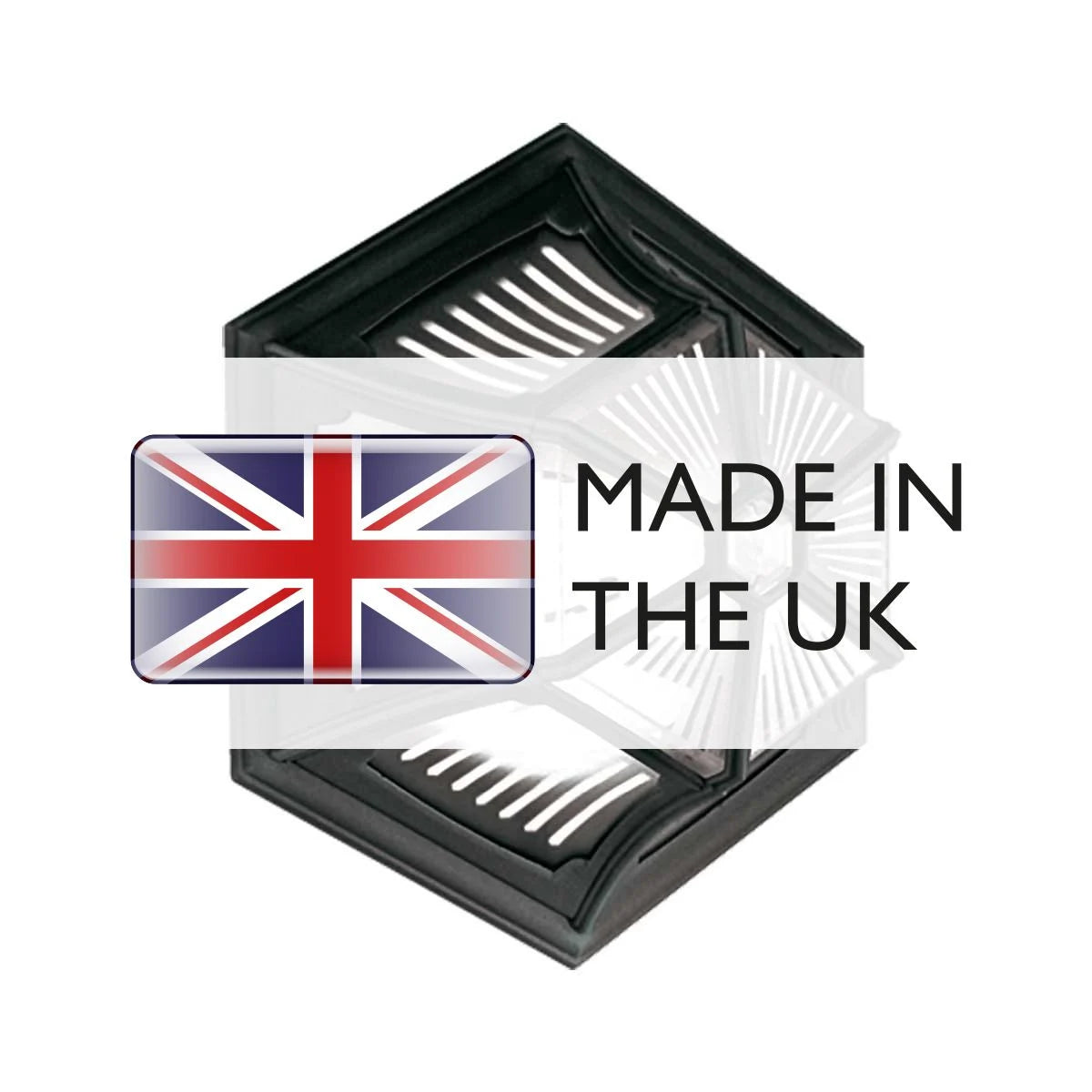 Parish Classic Outdoor Flush Ceiling Lantern In Black Finish IP44 PR12 BLACK