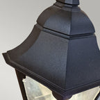 Parish Outdoor Wall Half Lantern In Black Finish IP44 PR7-BLACK