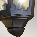 Parish Outdoor Wall Half Lantern In Black Finish IP44 PR7-BLACK
