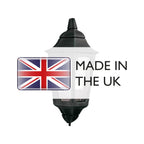 Parish Outdoor Wall Half Lantern In Black Finish IP44 PR7-BLACK