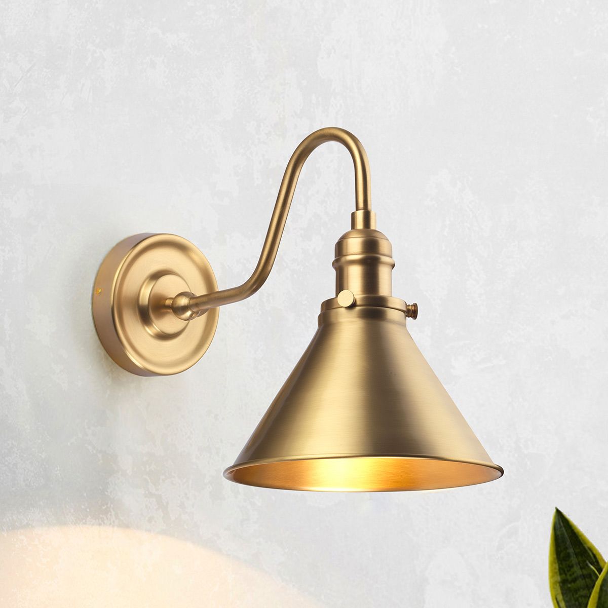 Provence French Style Wall Light in Aged Brass PV1-AB