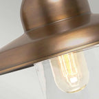 Somerton Traditional Outdoor Wall Light In Aged Brass Finish IP44 SOMERTON BR
