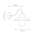 Somerton Traditional Outdoor Wall Light In Aged Brass Finish IP44 SOMERTON BR